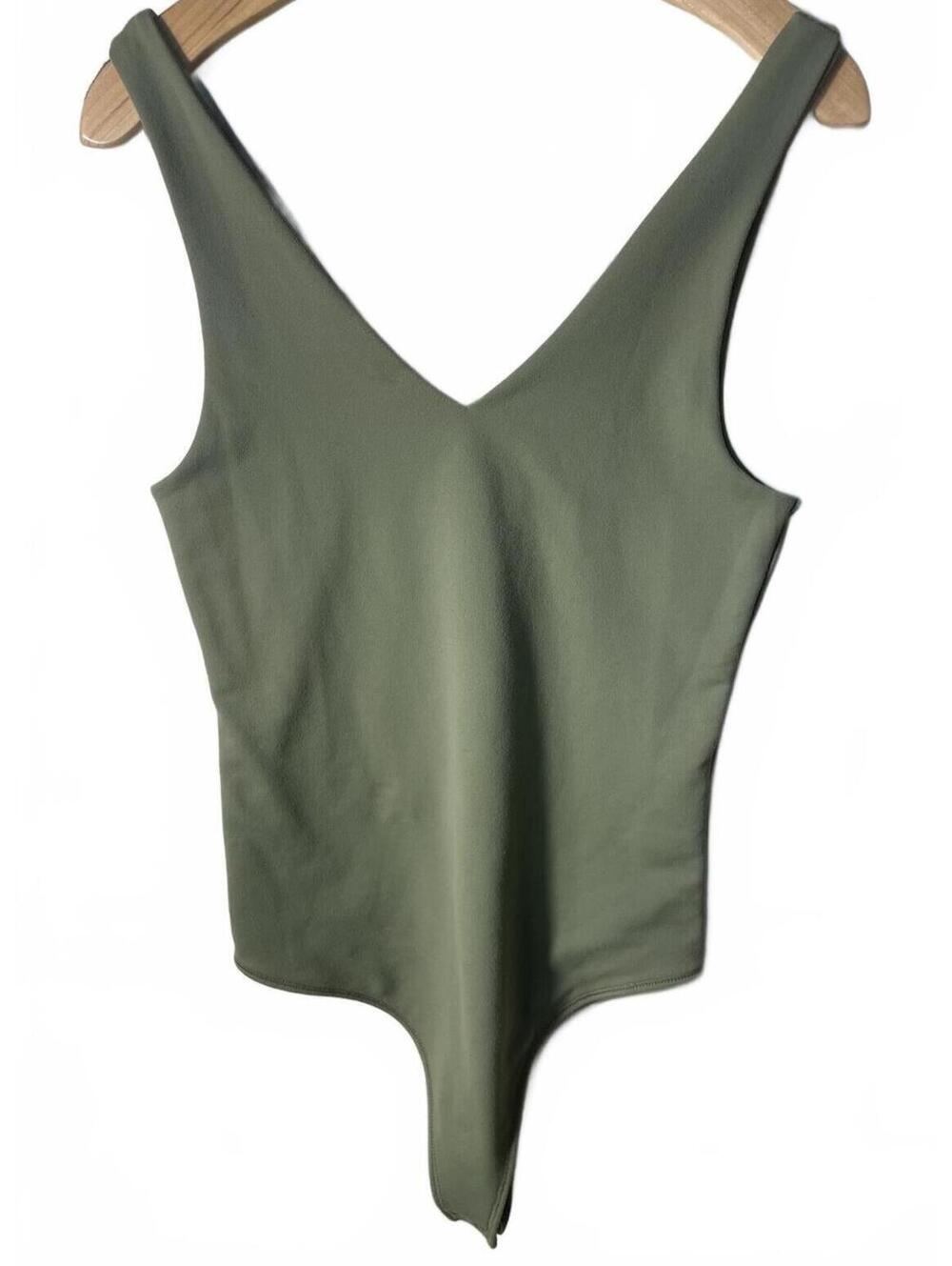 Abercrombie and Fitch Tank Women's Bodysuit Small Green